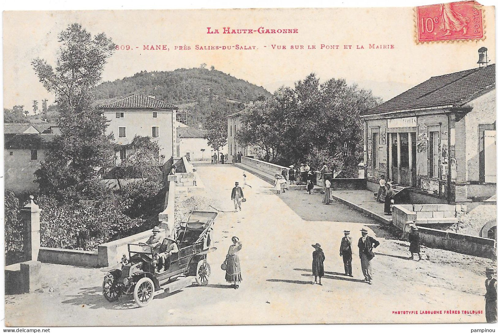 31 - MANE - Vue Sur Le Pont Et Mairie - Animée - Automobile - Other & Unclassified