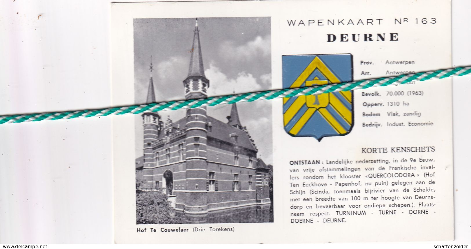 Deurne, Wapenkaart Nummer 163 - Antwerpen