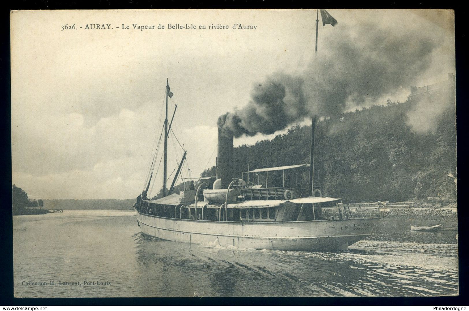 CPA - (56) Auray - Le Vapeur De Belle Isle En Rivère D'Auray - Auray