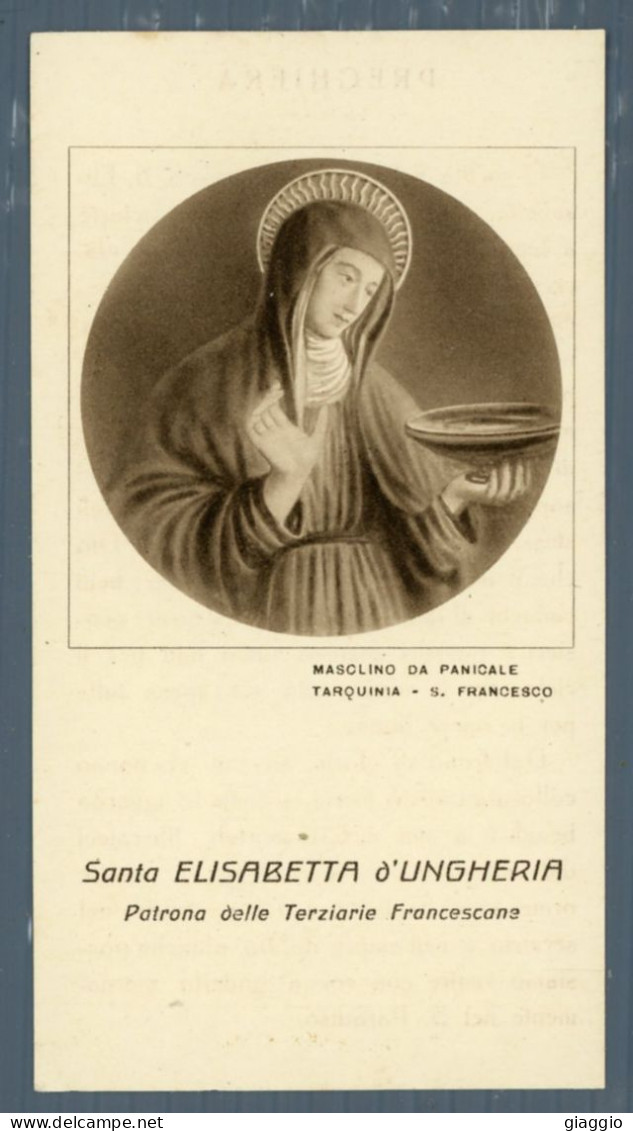 °°° Santino N. 9430 Santa Elisabetta D'ungheria °°° - Religion & Esotérisme
