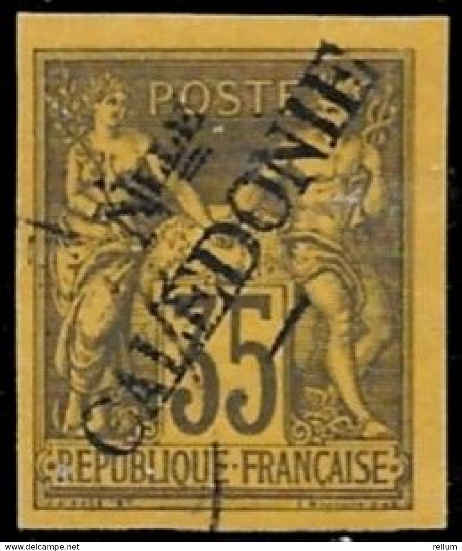 Nouvelle Calédonie 1892 - Yvert N° 18a - Michel N° 17 Obl. Signé Brun Et Dommergues - Gebruikt