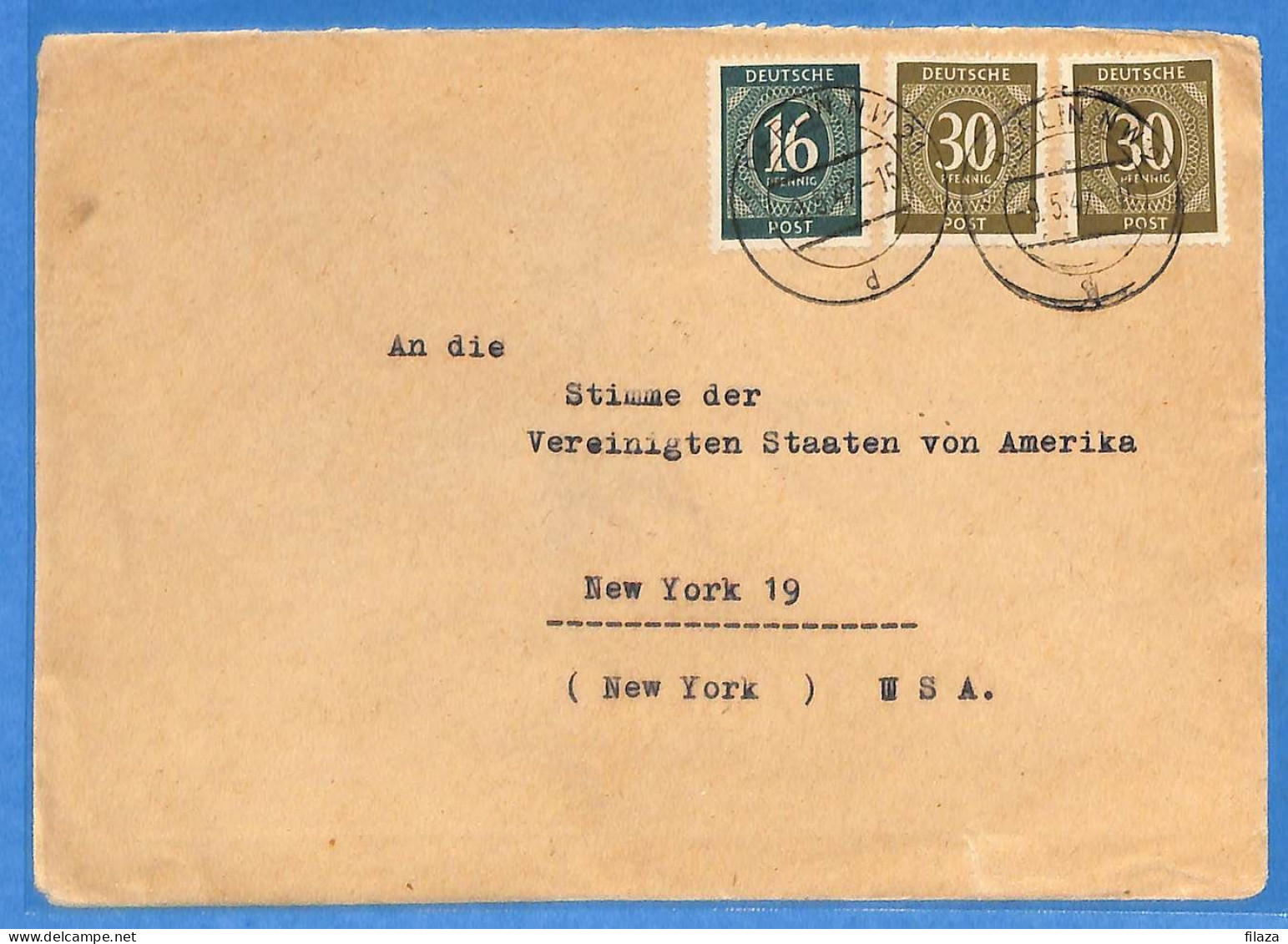 Allemagne Zone AAS 1947 - Lettre De Berlin - G33135 - Otros & Sin Clasificación