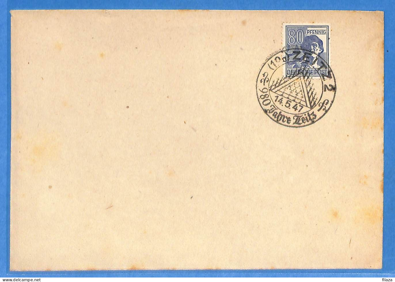 Allemagne Zone AAS 1947 - Lettre De Zeitz - G33143 - Andere & Zonder Classificatie