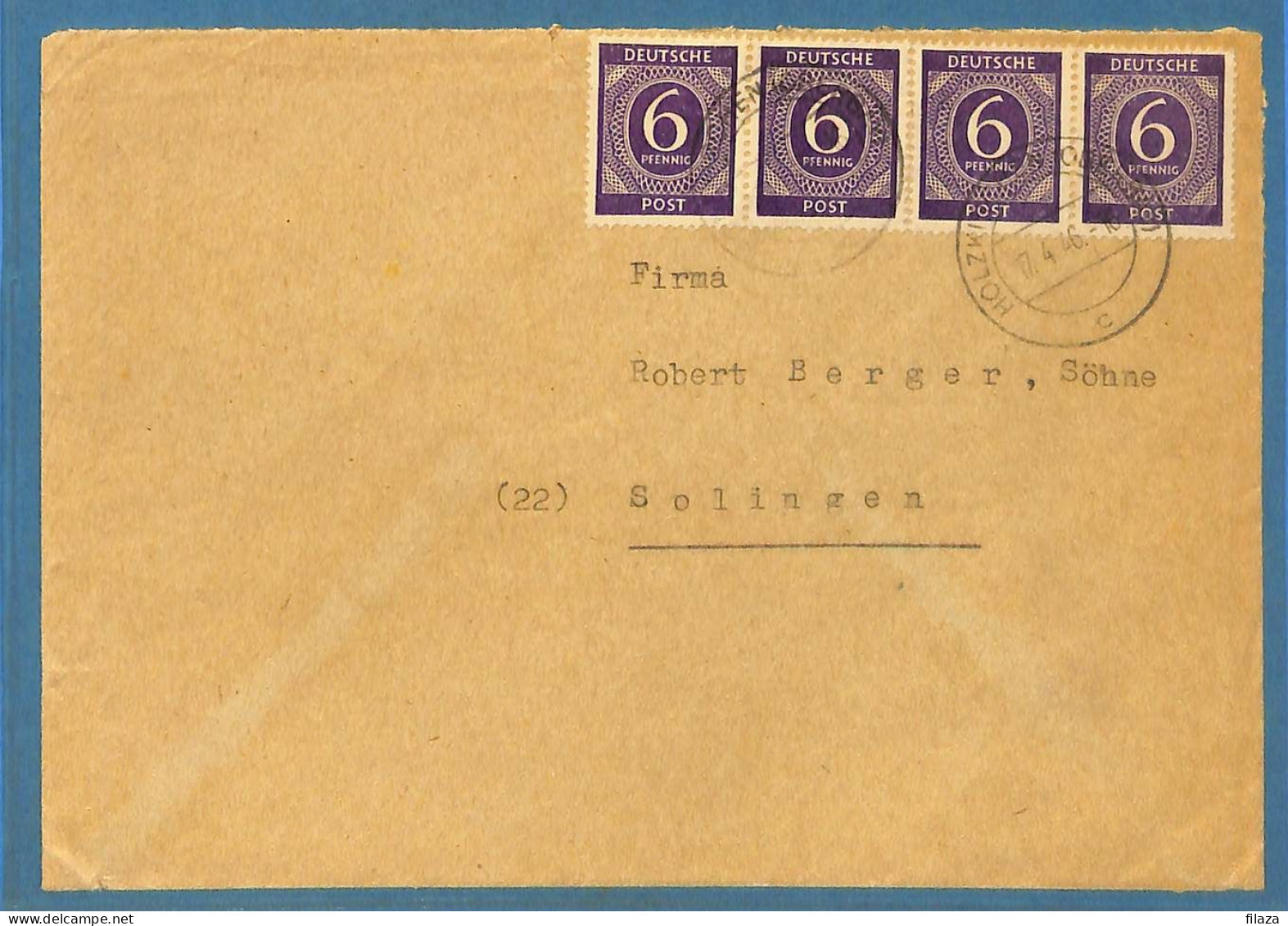 Allemagne Zone AAS 1946 - Lettre De Holzkirchen - G33132 - Other & Unclassified