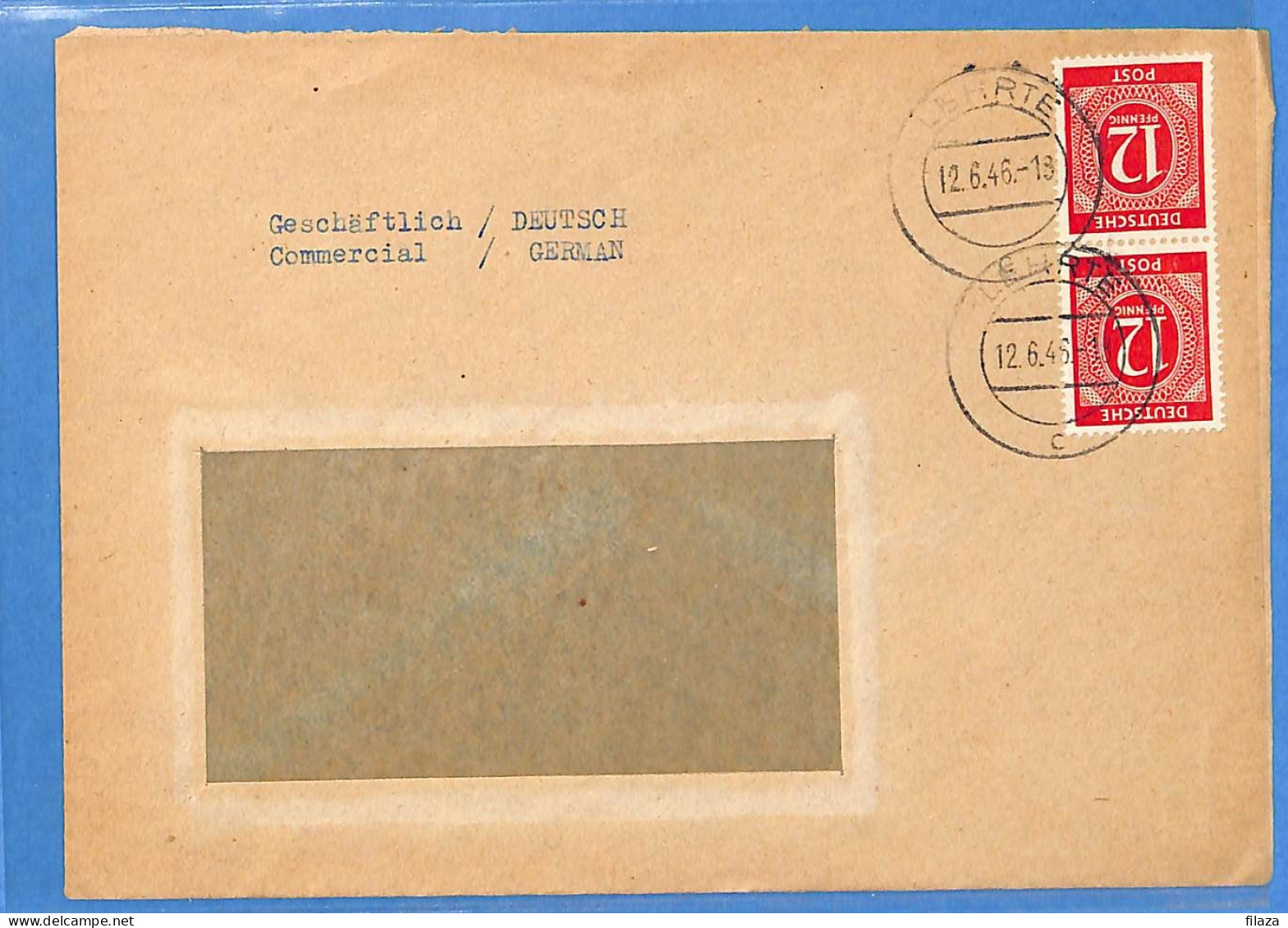 Allemagne Zone AAS 1946 - Lettre De Lehrte - G33130 - Other & Unclassified