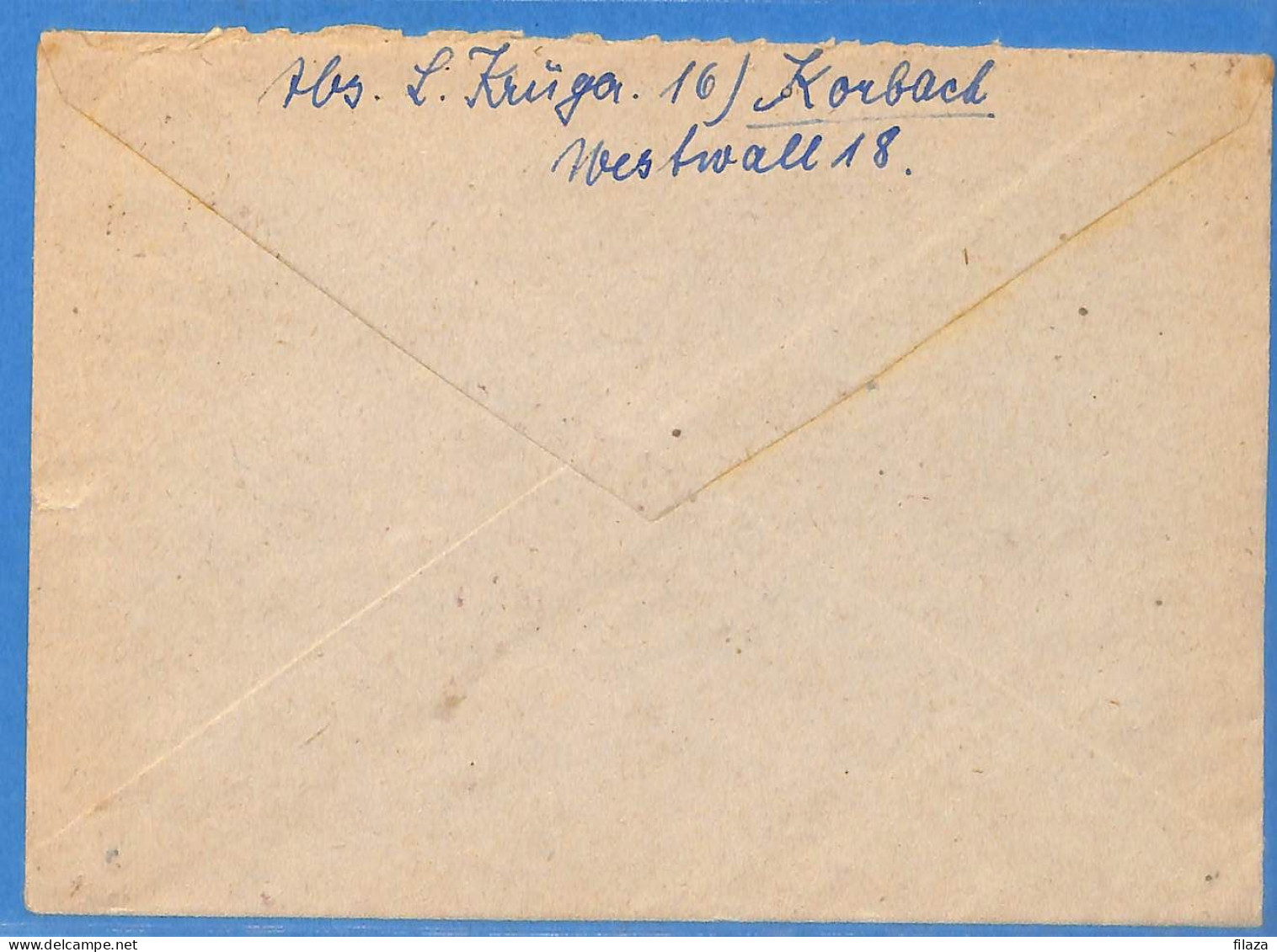 Allemagne Zone AAS 1947 - Lettre De Korbach - G33128 - Other & Unclassified