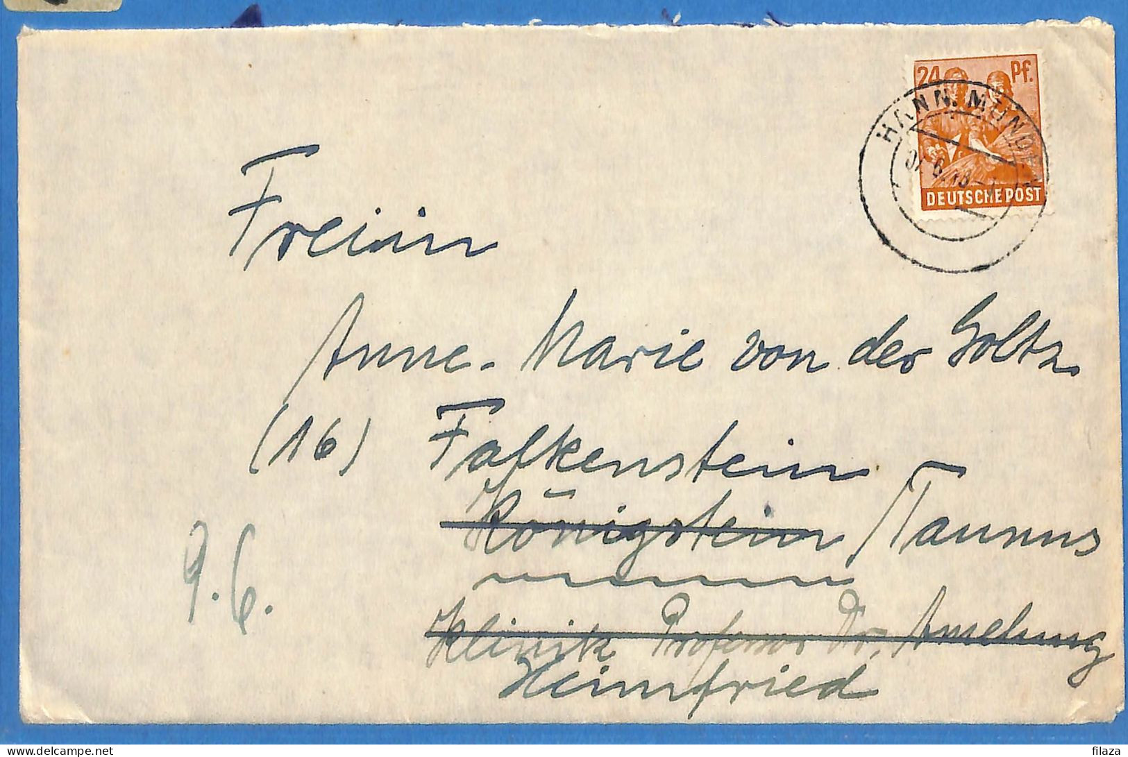 Allemagne Zone AAS 1948 - Lettre De Hann.Munden - G33127 - Otros & Sin Clasificación