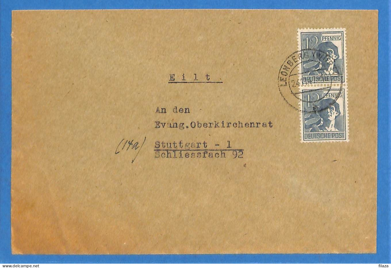 Allemagne Zone AAS 1947 - Lettre De Leonberg - G33123 - Altri & Non Classificati