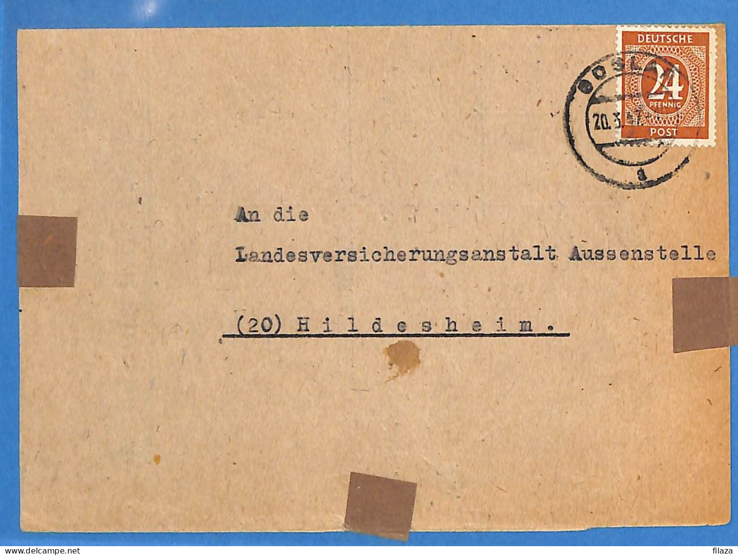 Allemagne Zone AAS 1947 - Lettre De Goslar - G33117 - Sonstige & Ohne Zuordnung