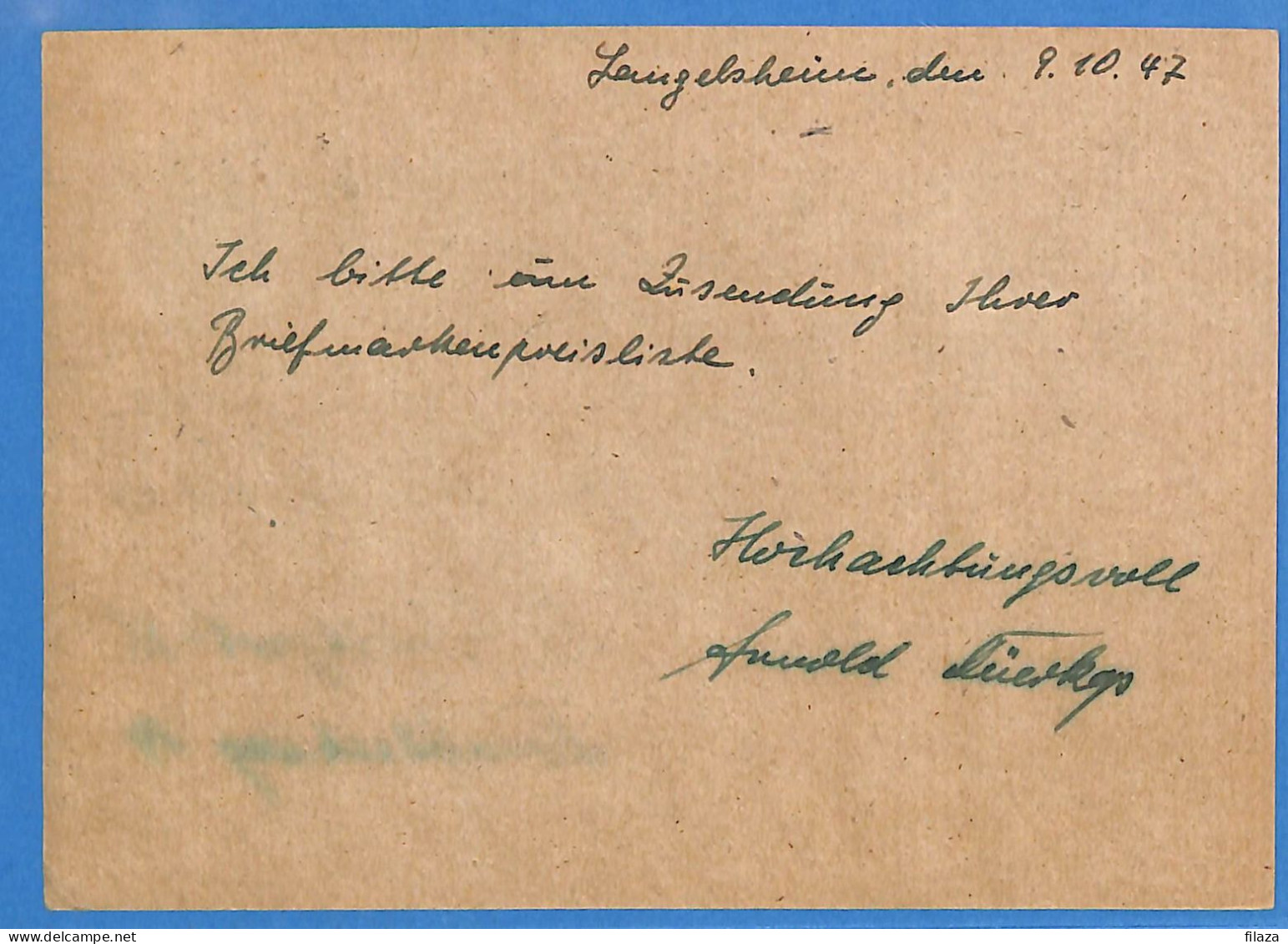 Allemagne Zone AAS 1947 - Carte Postale De Langelsheim - G33097 - Other & Unclassified