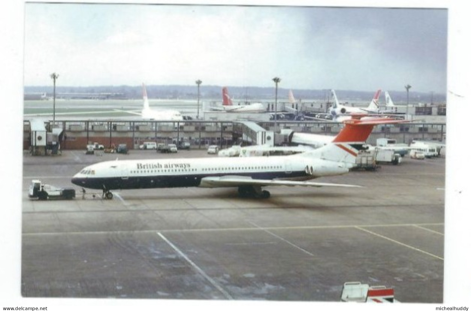 POSTCARD   PUBL BY FLIGHTPATH  LTD EDITITION OF 250 BRITISH AIRWAYS VC 10  AIRCRAFT NO FP 220 - 1946-....: Ere Moderne