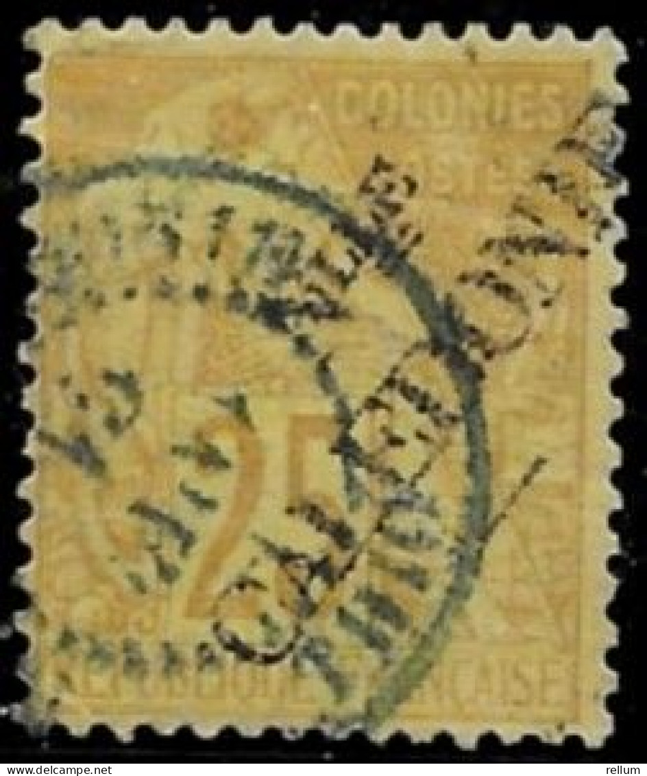 Nouvelle Calédonie 1892 - Yvert N° 28  - Michel N° 27 Obl. - Used Stamps