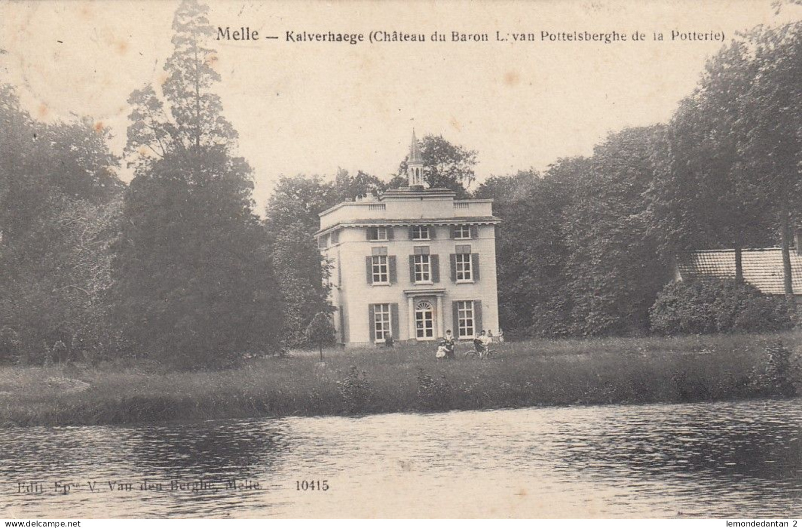 Melle - Kalverhaege Château Du Bron L.Van Pottelsberghe De La Potterie - Melle