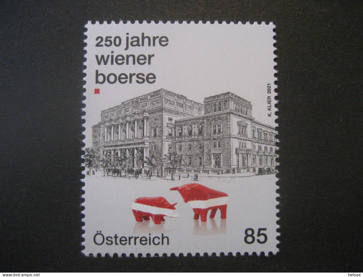 Österreich 2022-  250 Jahre Wiener Börse, Nennwert 85 Ct. Ungebraucht - Ungebraucht