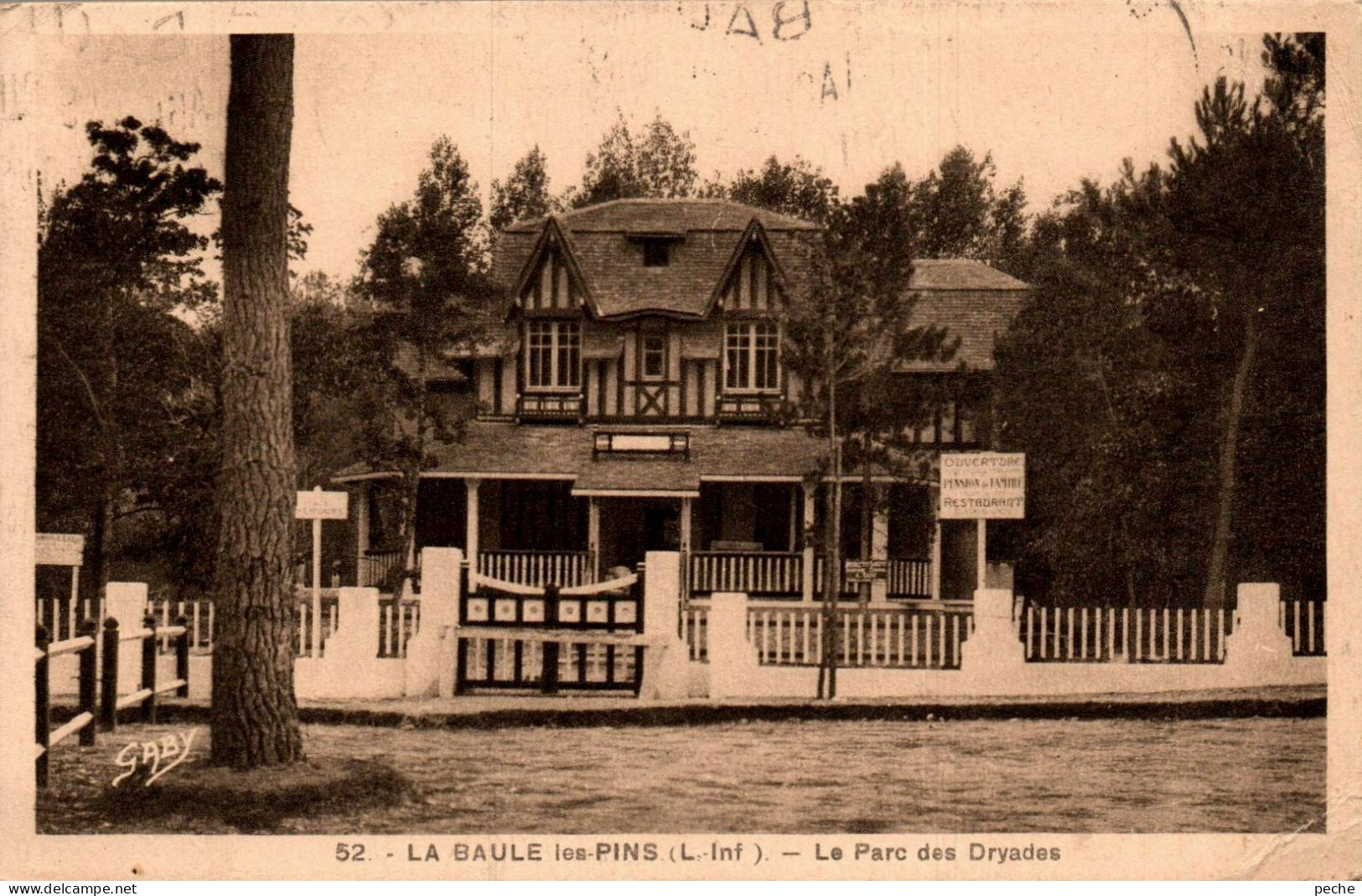 N°2396 W -cpa La Baule Les Pins -le Parc Des Druydes- - La Baule-Escoublac