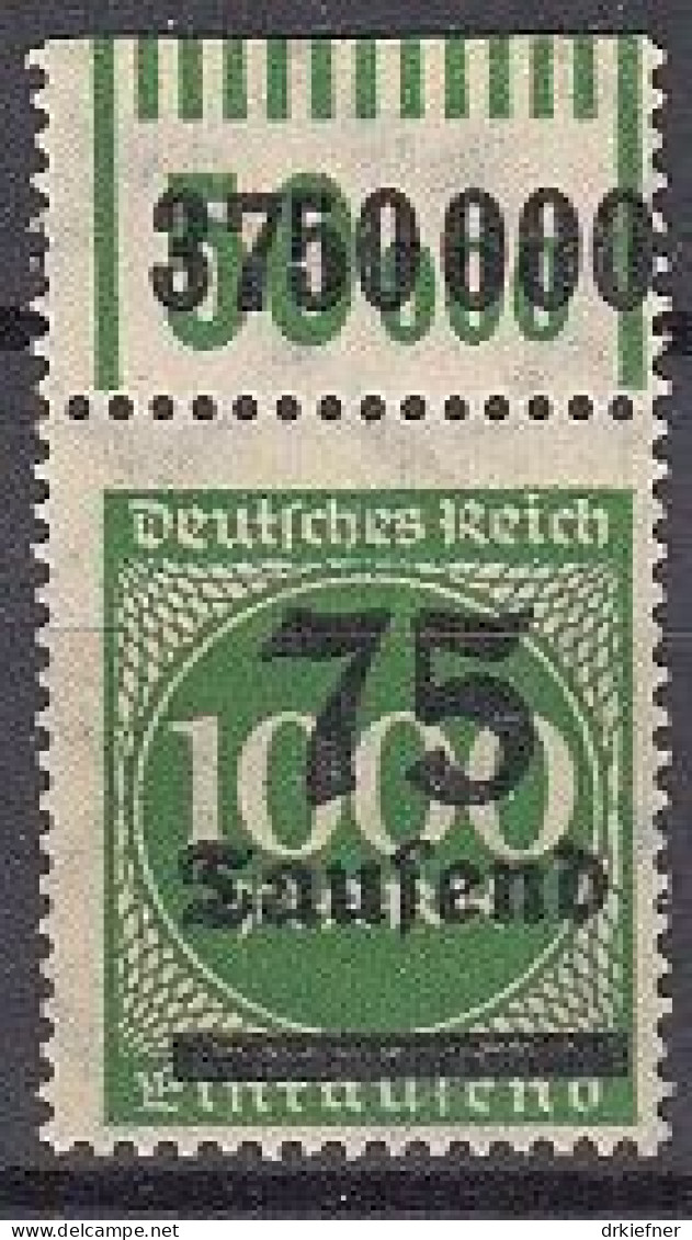 DR  288 II W OR, 1-11-1, Ungebraucht *, Überdruckmarke, 1923 - Neufs