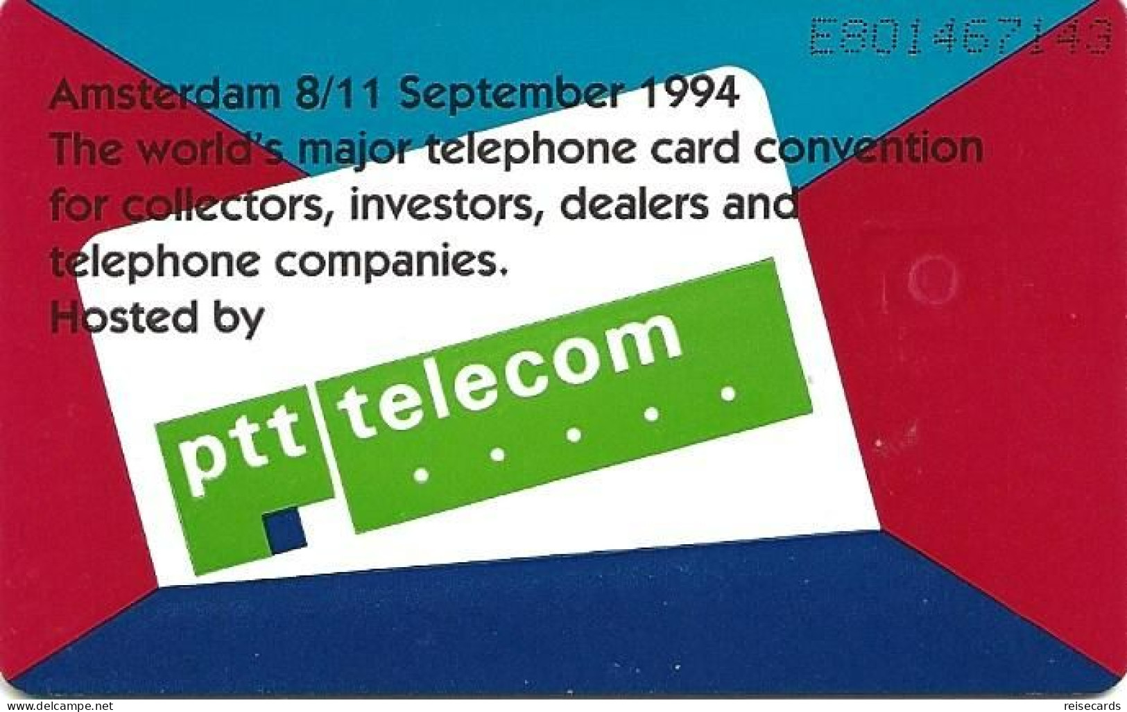Netherlands: Ptt Telecom - 1994 Cardex 94. Mint - Pubbliche