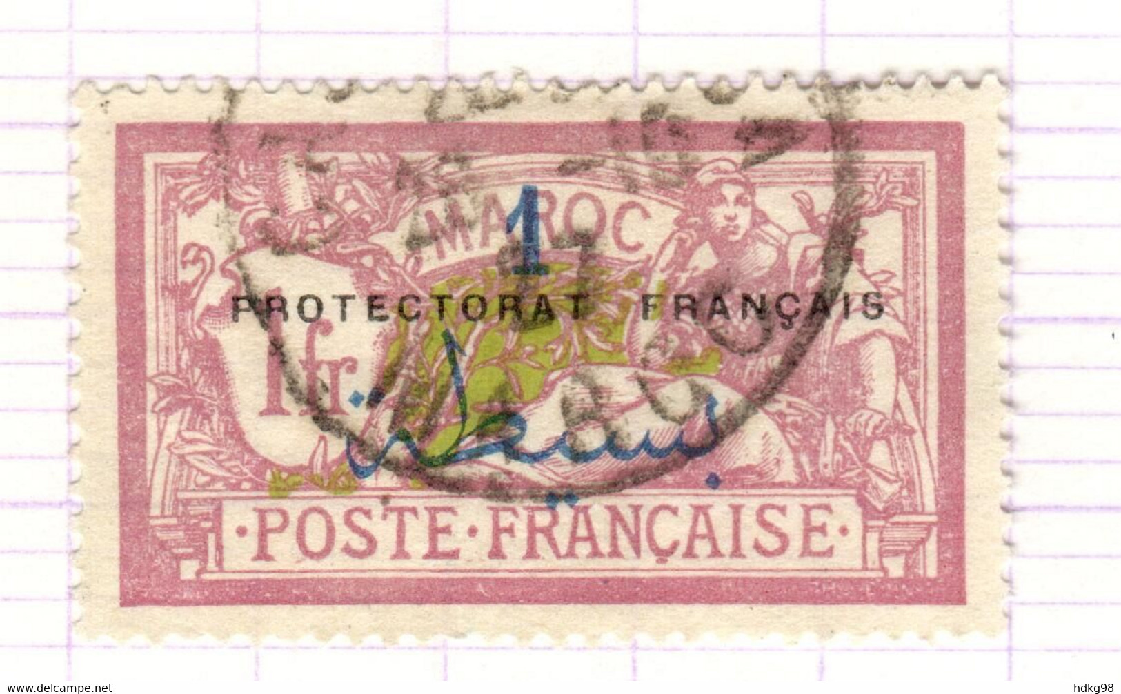 MA+ Marokko 1914 Mi 15 - Used Stamps