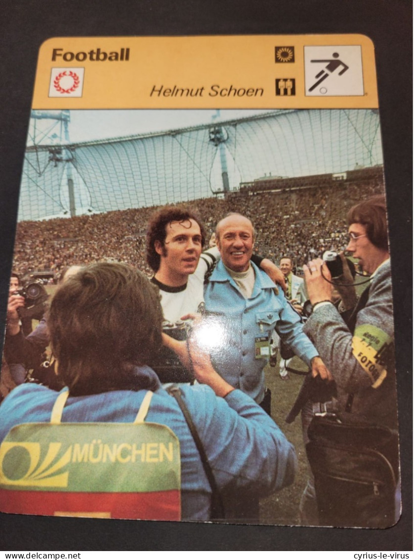 Football  ** Coupe Du Monde 1974  ** Beckenbauer  ** Schoen - Deportes