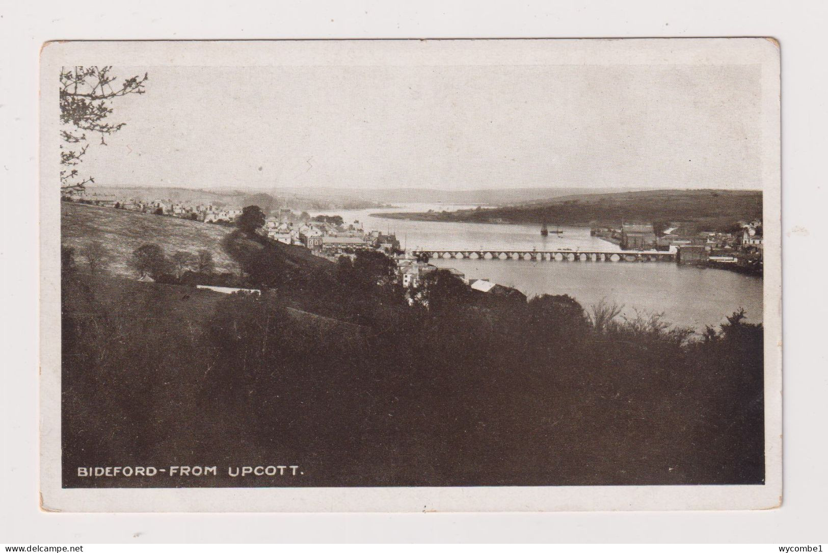 ENGLAND - Bideford From Upcott Unused Vintage Postcard - Other & Unclassified