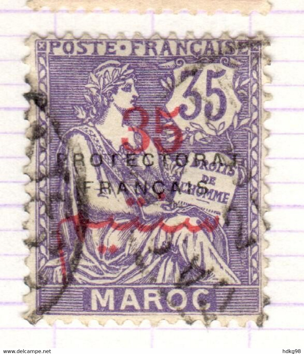 MA+ Marokko 1914 Mi 11 - Oblitérés