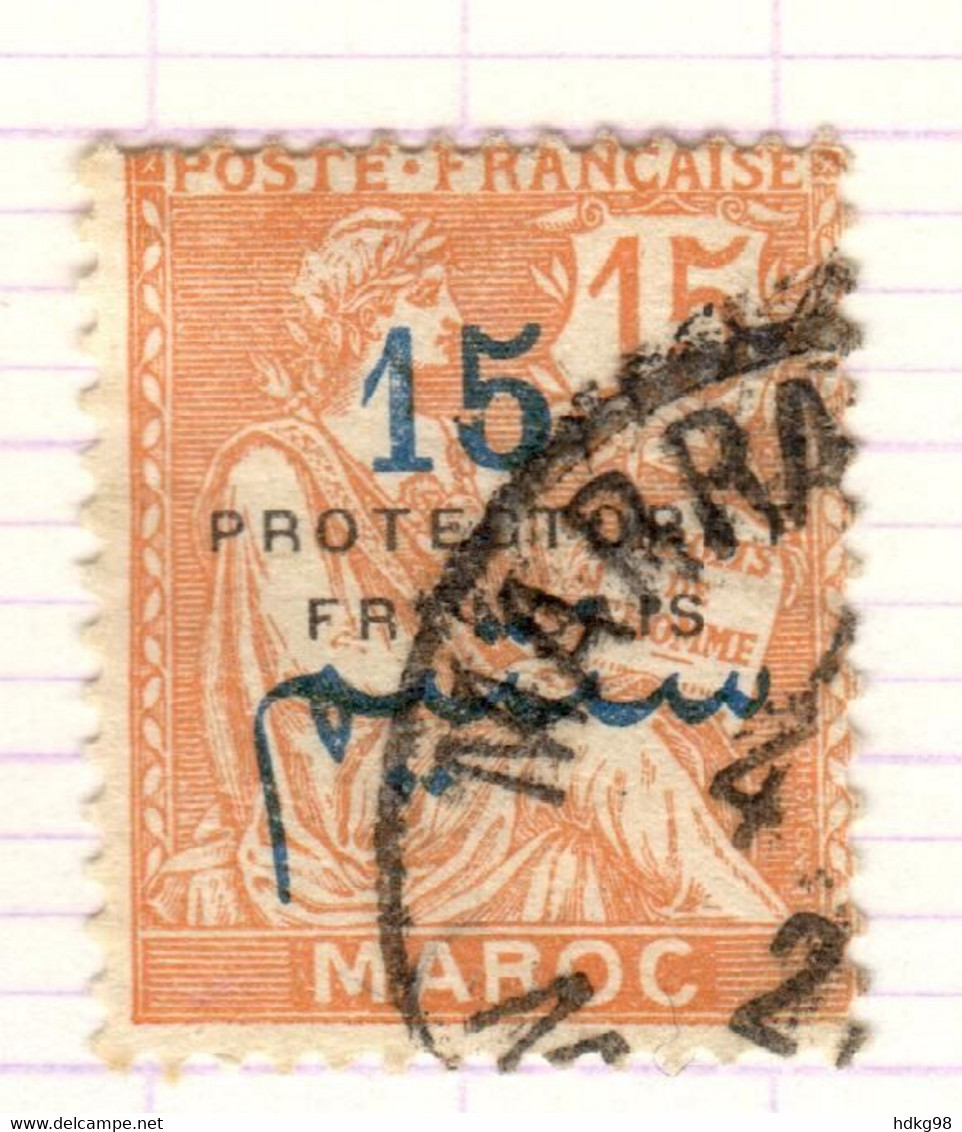 MA+ Marokko 1914 Mi 6 - Used Stamps