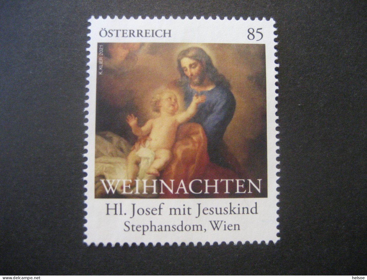 Österreich 2021- Weihnachten, Nennwert 85 Ct. Ungebraucht - Unused Stamps