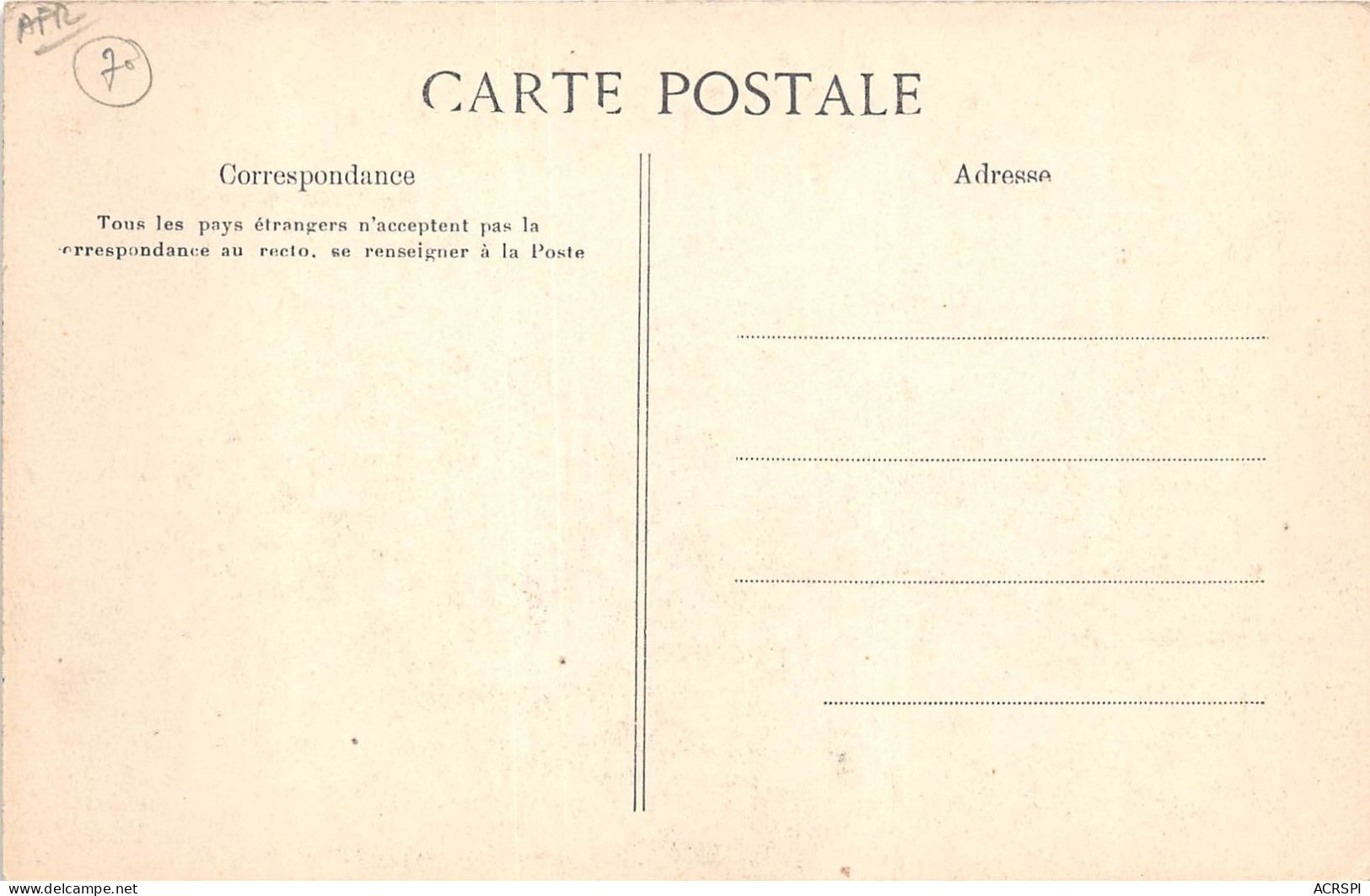 GUINEE Francaise Conakry Direction Des Travaux Publics Carte Vierge Non Circulé  (scan Recto Verso ) Nono0027 - Guinée
