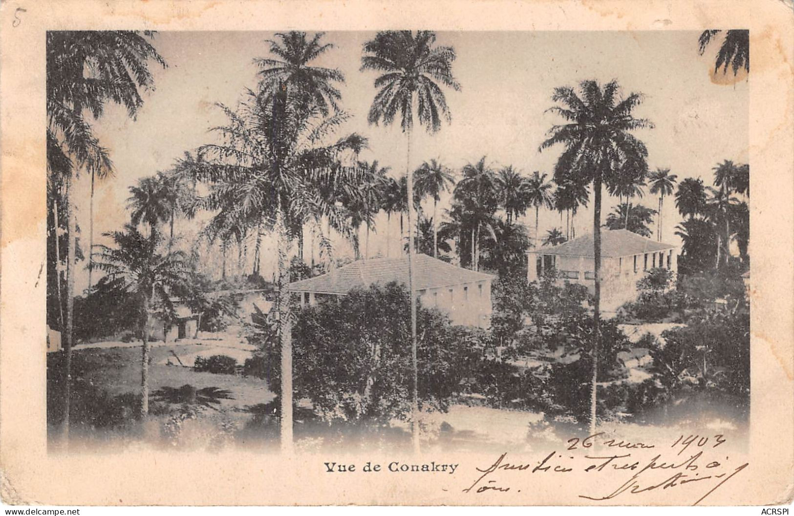 GUINEE Francaise Conakry  Vue  De CONAKRY  (scan Recto Verso ) Nono0027 - Guinea