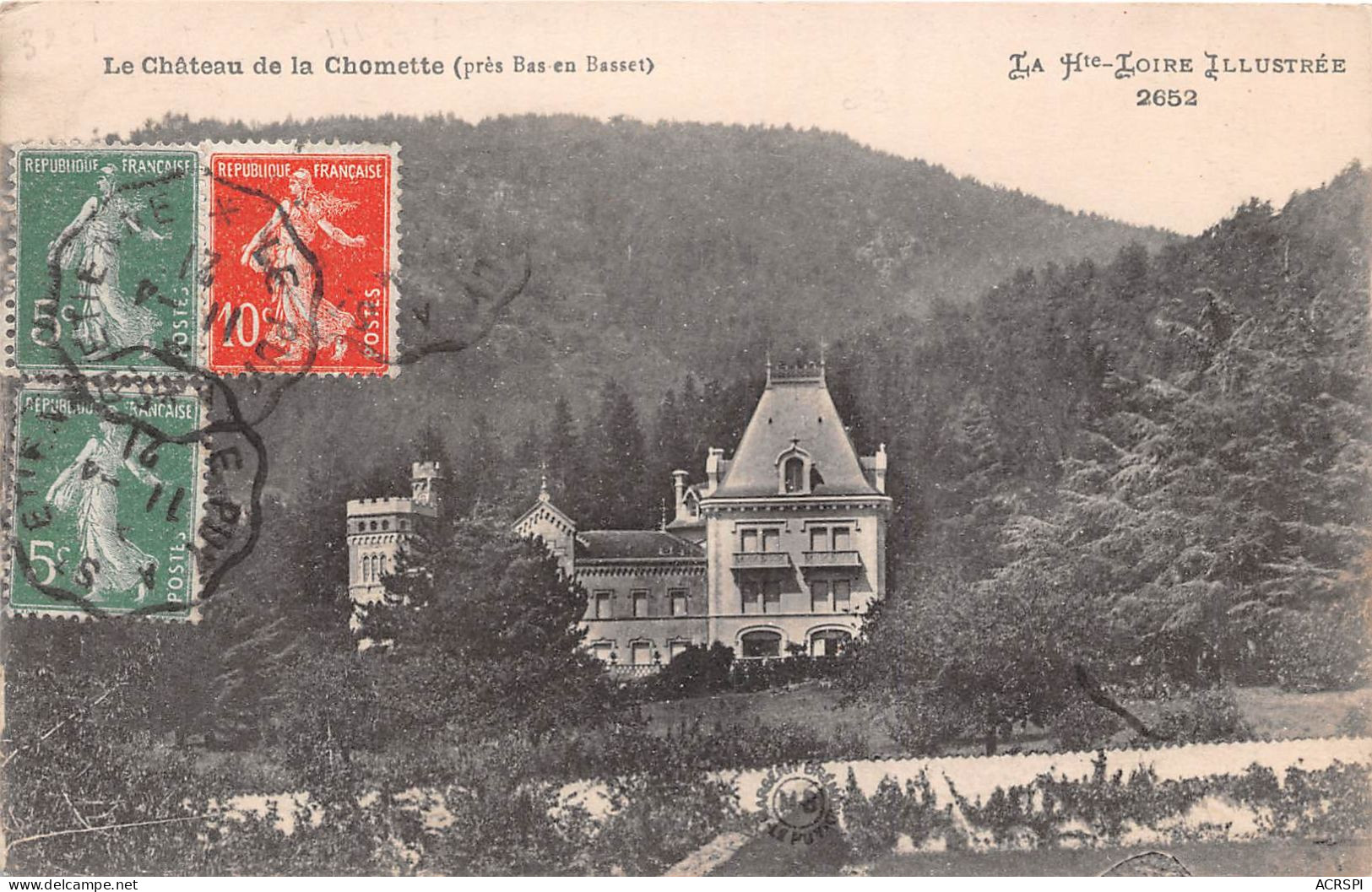 Le Chateau De La Chomette  (scan Recto Verso ) Nono0026 - Sonstige & Ohne Zuordnung