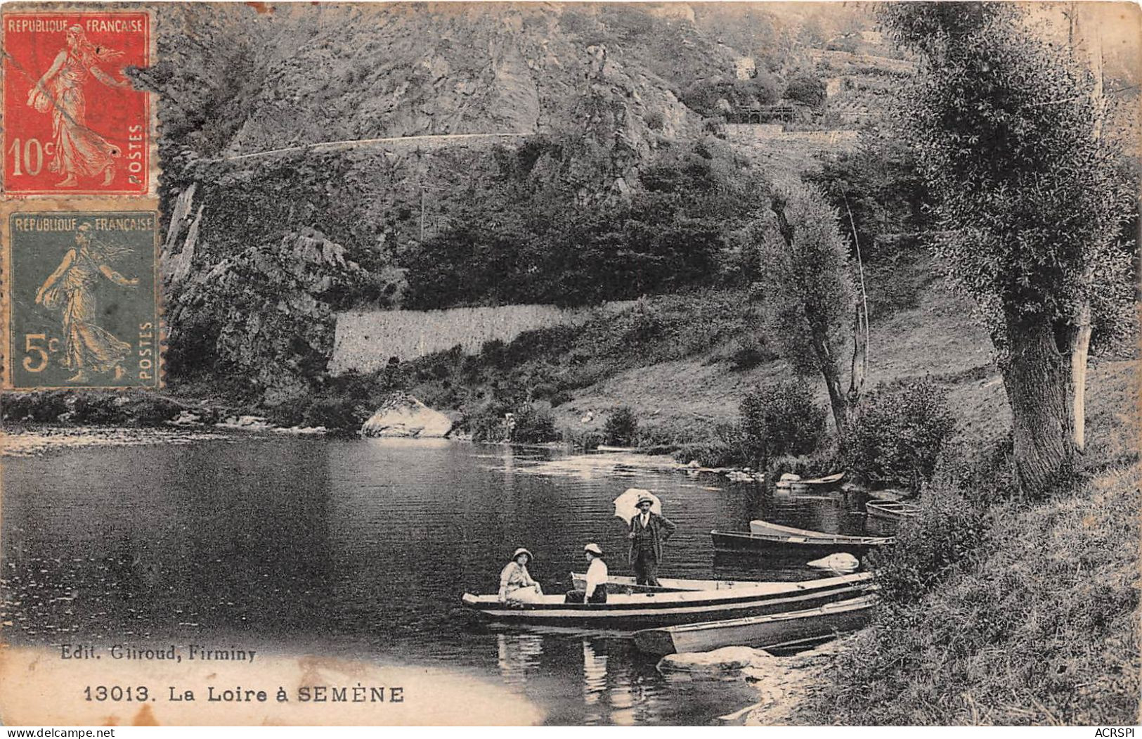 La Loire Semene  (scan Recto Verso)NONO0023 - Autres & Non Classés