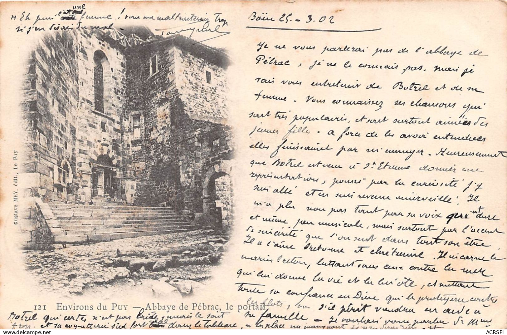 Environs Du Puy Abbay De Pebrac Le Portail   (scan Recto Verso)NONO0022 - Altri & Non Classificati