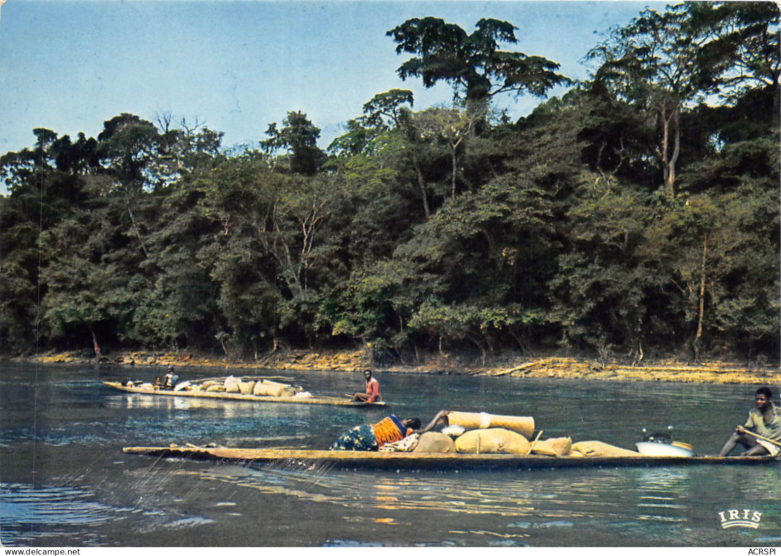 MALI Soudan Francais Bamako SIKASSO ZANGARADOUGOU Pirogues Sur Le Fleuve (scan Recto Verso)NONO0021 - Mali