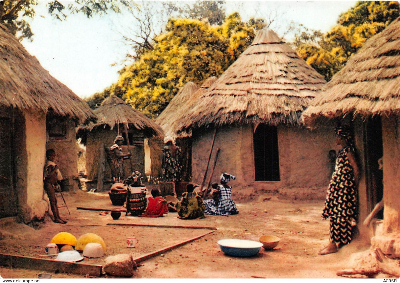  Village Africain Bamako Sikasso Zangaradougou (scan Recto Verso)NONO0018 - Mali