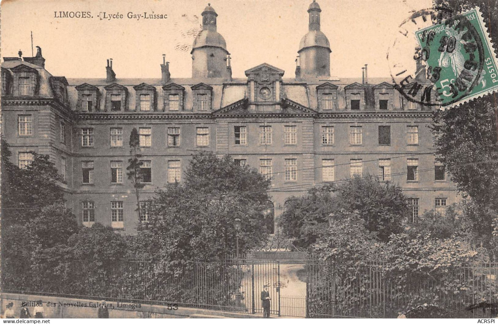 Limoges Lycee Gay Lussac ( Haute Vienne ) (scan Recto Verso)NONO0012 - Limoges