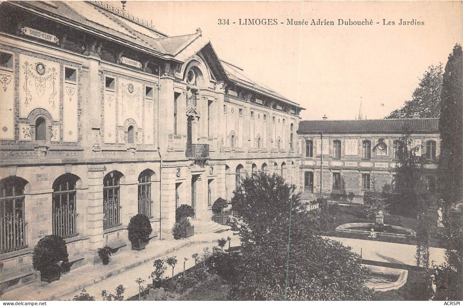 Limoges Musee Adrien Dubouche Les Jardins( Haute Vienne ) (scan Recto Verso)NONO0012 - Limoges