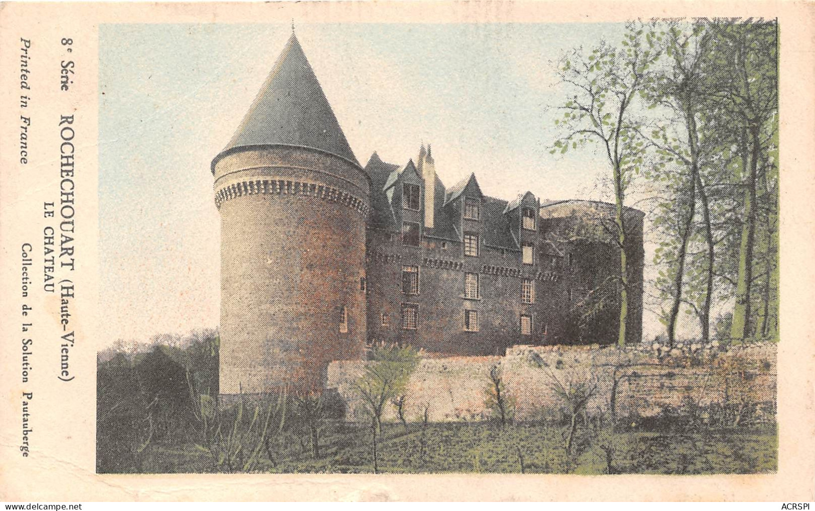 Rochechouart ( Haute Vienne ) Le Chateau (scan Recto Verso)NONO0011 - Rochechouart
