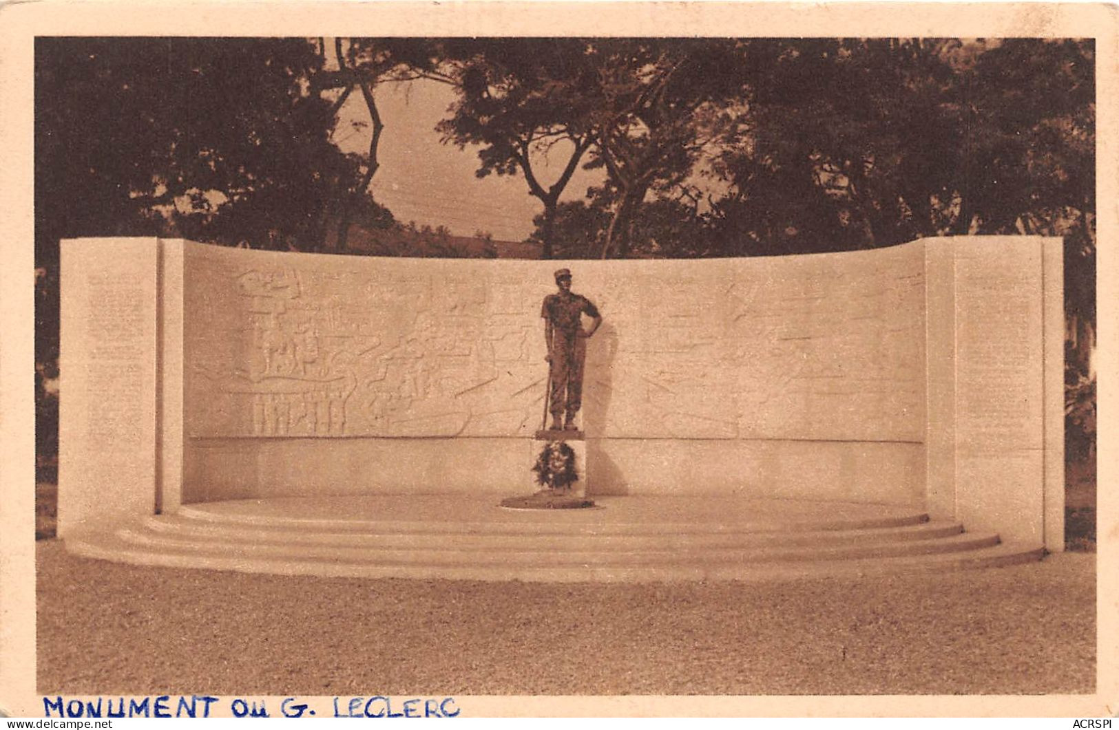 Cameroun Monument Du G Leclerc(scan Recto Verso)NONO0009 - Cameroun