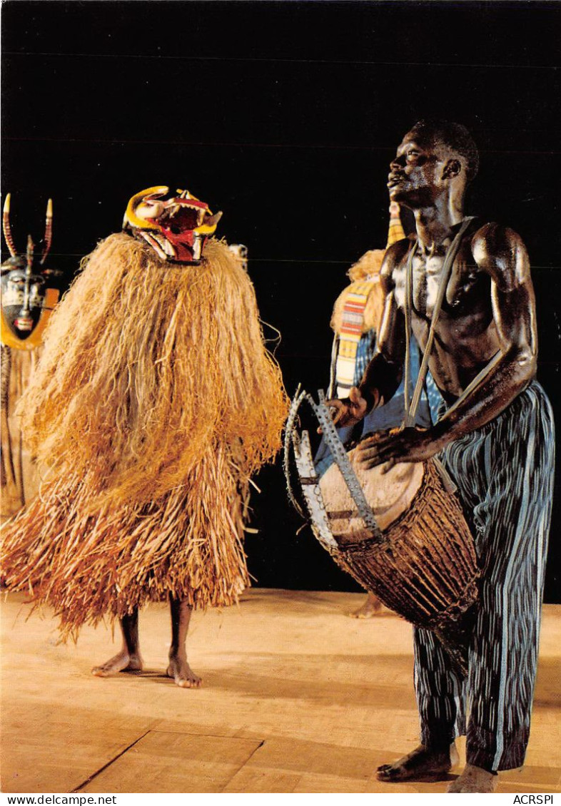 Cote D Ivoire Folklore Les Compagnons Akati Wafou (scan Recto Verso)NONO0007 - Côte-d'Ivoire