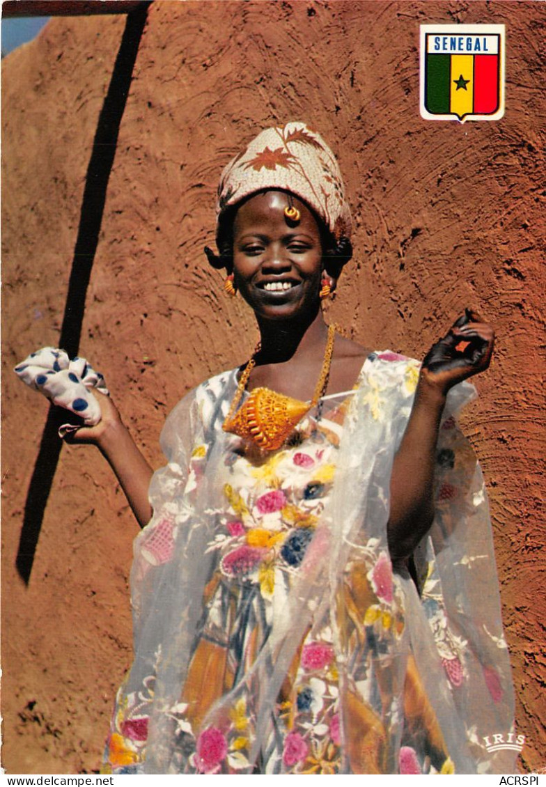  Senegal Dakar Jolie Robe De Fete  (scan Recto Verso)NONO0006 - Senegal