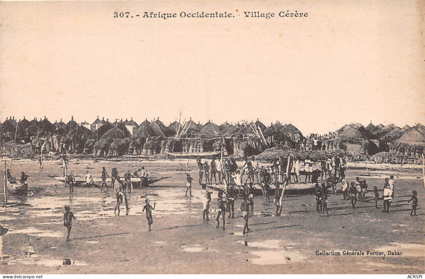 Afrique Occidentale Village Gerere Dakar (scan Recto Verso)NONO0006 - Sénégal