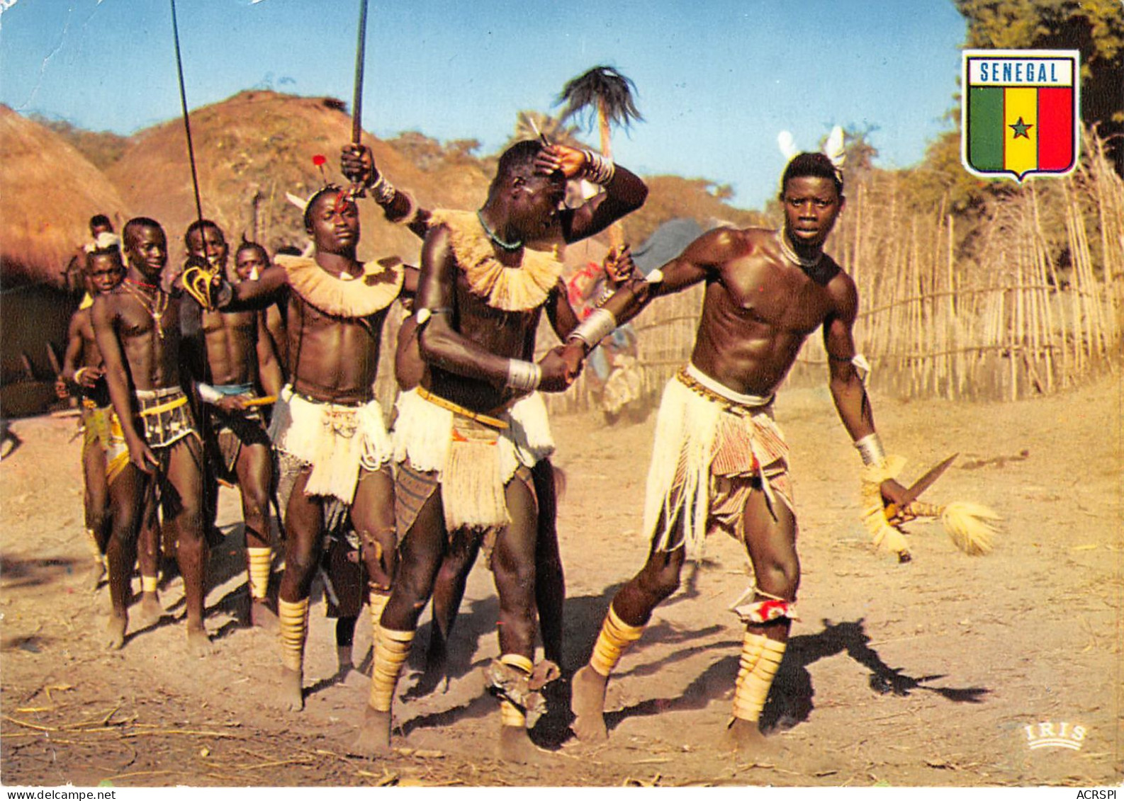  Senegal Casamance Danseur Floups (scan Recto Verso)NONO0006 - Senegal