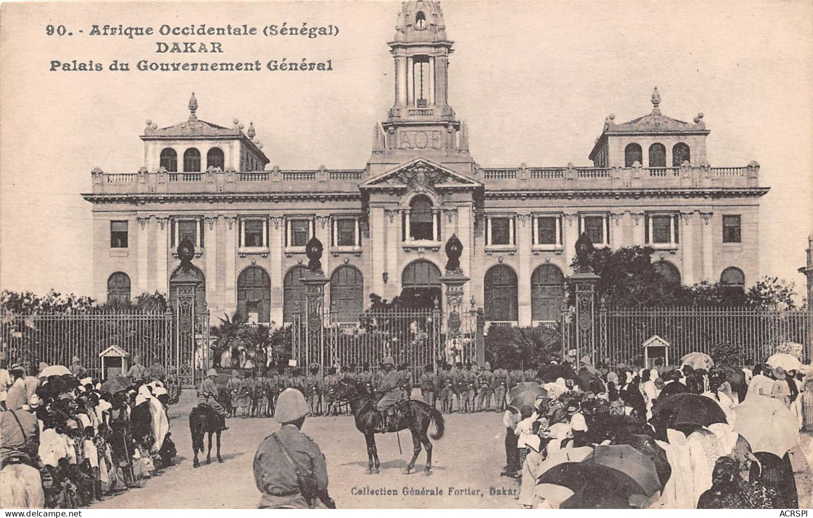 Senegal Dakar  Palais Du Gouvernement General (scan Recto Verso)NONO0006 - Senegal