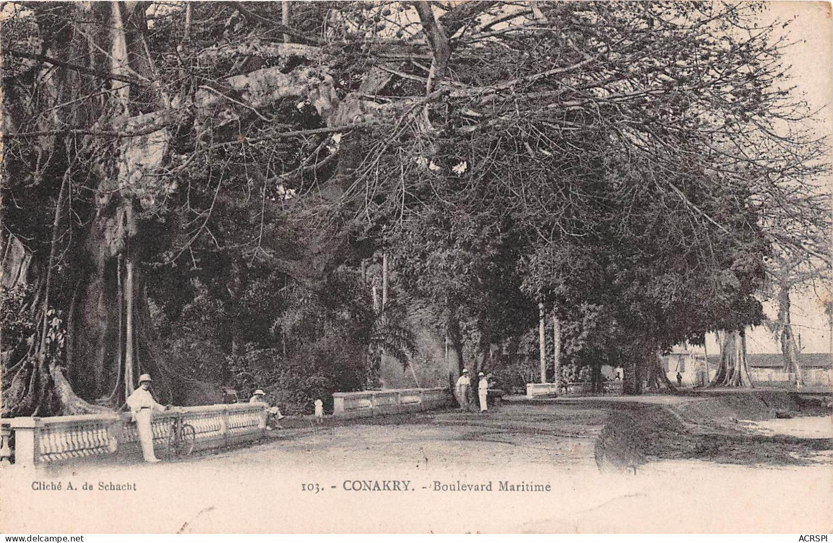 Guinee Conakry Boulevard Maritime ( Scan Recto Verso)NONO0005 - Guinée