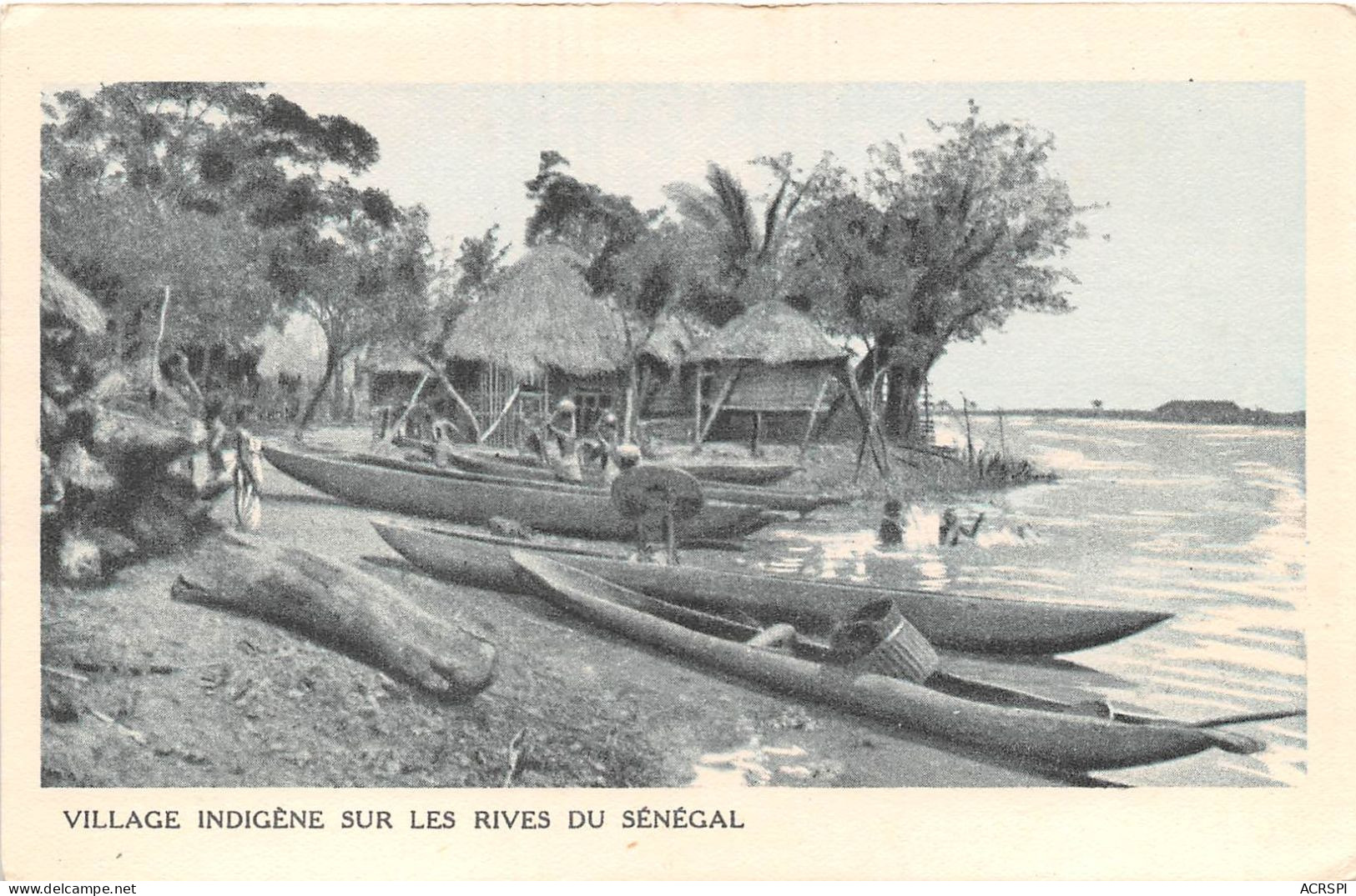 Senegal Village Indigenes Sur Les Rives Du Senegal ( Recto Verso)NONO0003 - Senegal