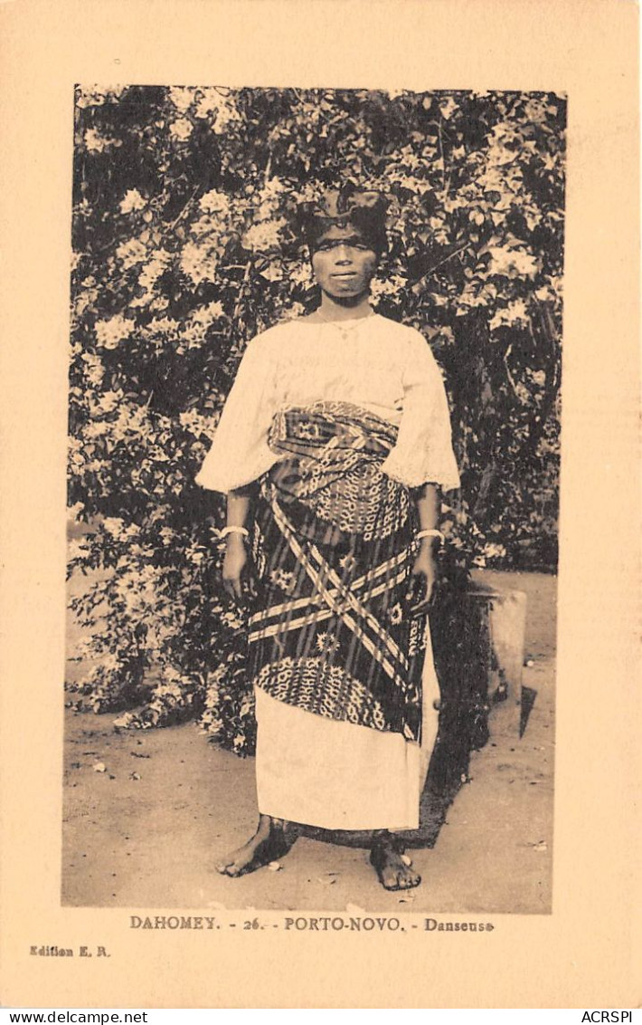 Benin DAHOMEY Porto Novo Danseuse (scan Recto Verso)NONO0001 - Benín