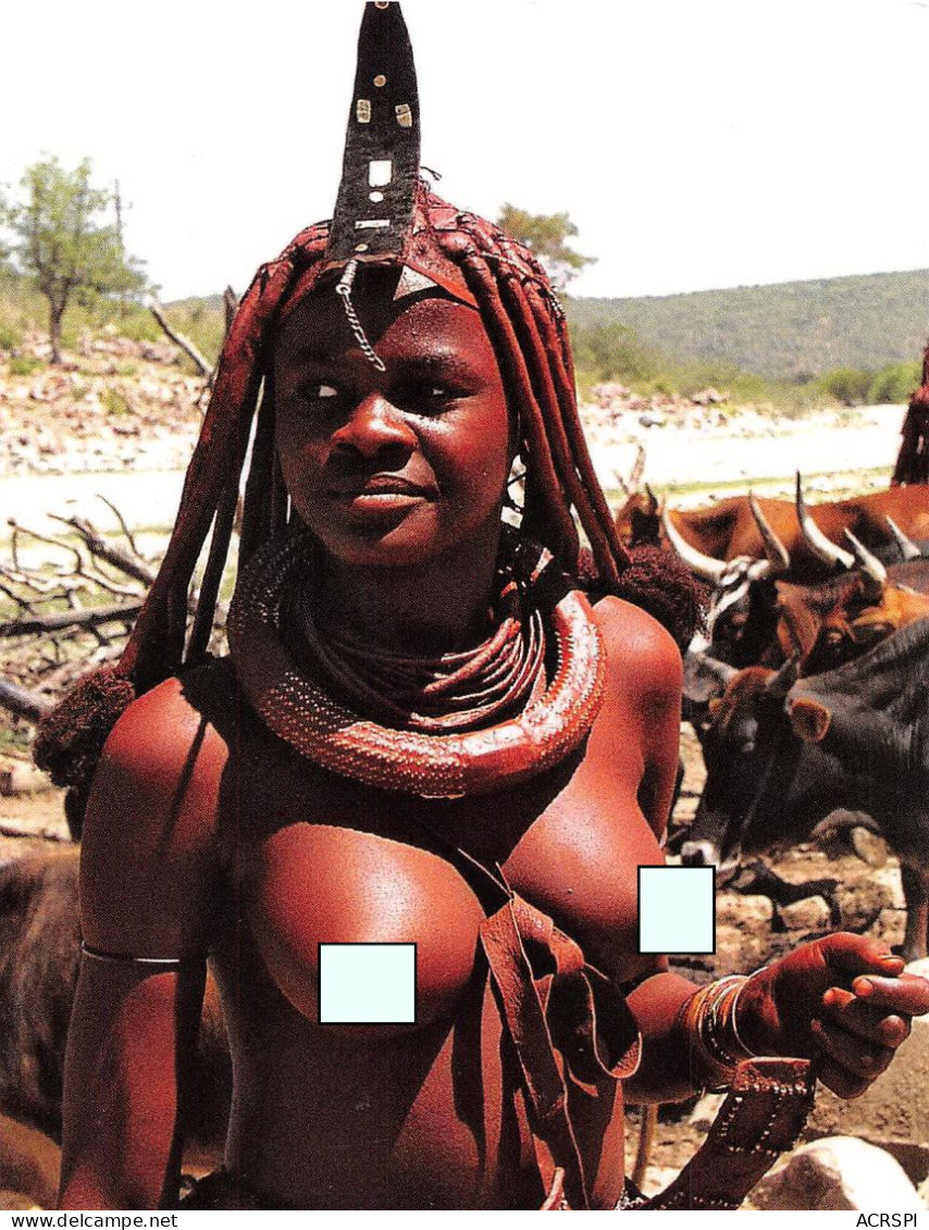 Nanibie Namibia Himba Woman Nue Nude Nu Naked Nackt Nudo Nuvola Desnudo 2( Scan Recto Verso ) Nono0002 - Namibia