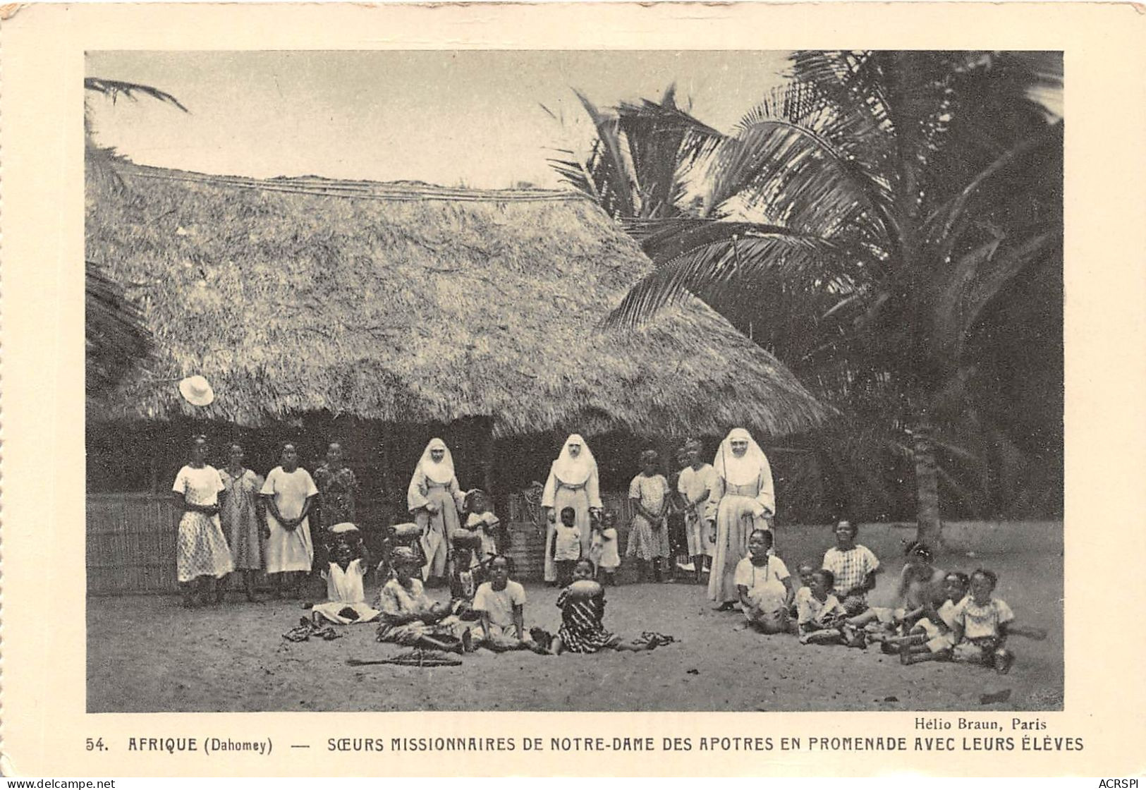 Benin DAHOMEY  Soeurs Missionnaires Notre Dames Des Apotres  Promenade(scan Recto Verso)NONO0001 - Benín