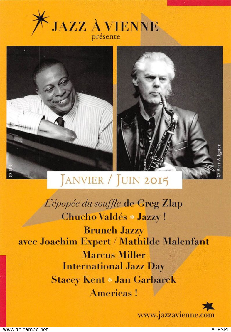 38 Vienne Jazz 2015 Jazzavienne 21 Rue Fes Celestes               (Scan R/V) N°   2   \NAD007 - Vienne