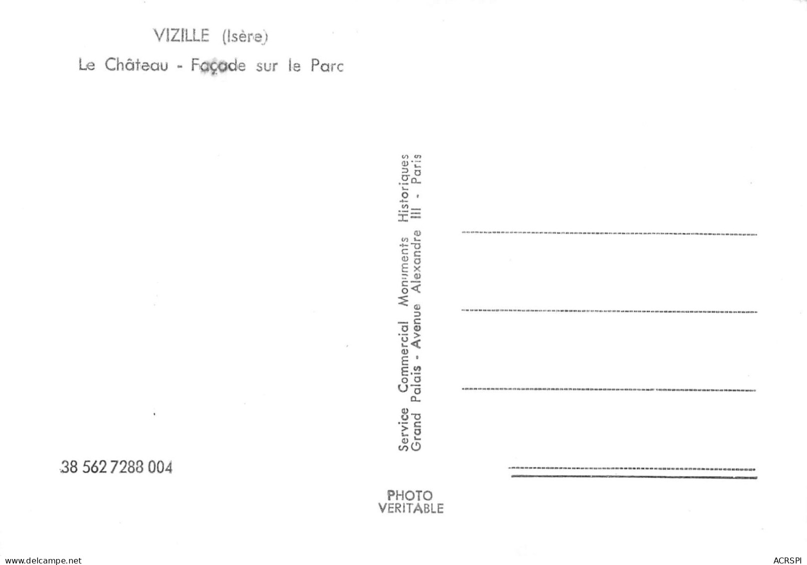 lot de 19 cartes de VIZILLE  cartes vierge non circulées                (Scan R/V) N°   1   \NAD007